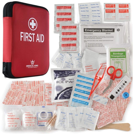 [BRSWYGIOC5YREA3J] Medical king First aid kit, All-Purpose First aid Supplies - Great for Home or Work, Plus Supplies for Camping (360 Pieces)