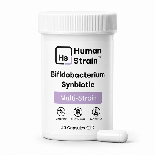 [BRSREZI3DNYRSADA] Human Strain Bifidobacterium Adolescentis | Fewer Urgent Bowel Movements, Reduced Bloating/Gas, & Digestion Support | Clinically Studied Synbiotic | 30ct (30 Day Supply)