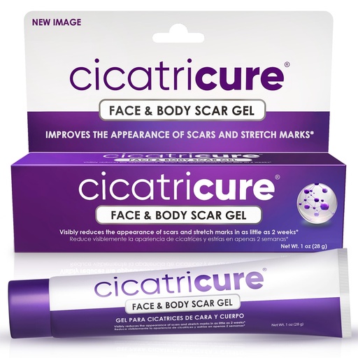 [BRSWIZT2CQEBAYDC] Cicatricure Advanced Scar Gel for Face & Body - Proven Results in 2 Weeks, Scar Treatment for Surgical Scars, Stretch Marks, Scars of Burns and Injuries, Acne Scar Treatment, 1 oz (28 g)