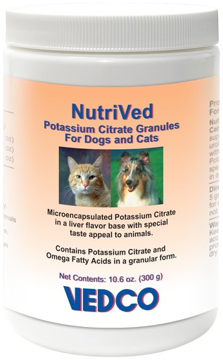 [BRSWG2T2BUBQ2EIV] Nutrived Potassium Citrate Granules for Dogs and Cats, 300g
