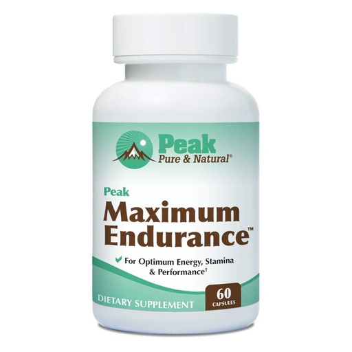 [BRSWGAI5AUIAI3YV] Peak Pure & Natural Maximum Endurance Supplement – Supports Hormone Health & Nitric Oxide Levels – Workout & Recovery Formula with Nitrosigine, DMG & DIM