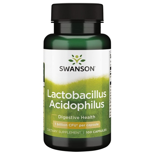 [BRSWIYT7PMHBY3DE] Swanson Lactobacillus Acidophilus 2 Billion Cfu 100 Capsules