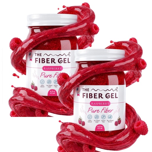 [BRSRGFIYA56Q4YLH] The Fiber Gel High Dietary Fiber Prebiotic Gel Formula — 100% Natural & Clean Label — Plant-Based Psyllium Husk & Inulin Complex — Keto Friendly, Vegan, No Added Sugar — Raspberry, 32 oz