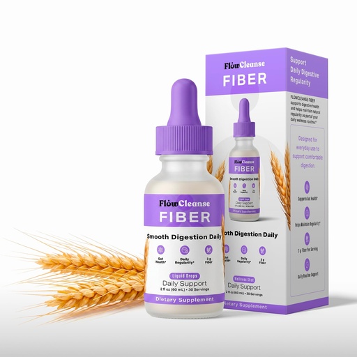 [BRSRYYI5A56QKAD6] Fiber Liquid Drops, 60ml, Fiber Blend Supplement with Inulin, PHGG & Acacia, Easy-to-Use Liquid Formula, 30 Servings