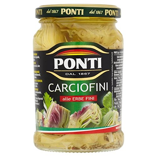 [BRSWKGATPJ6B4DLE] Ponti Fine Herbs Artichokes 280g