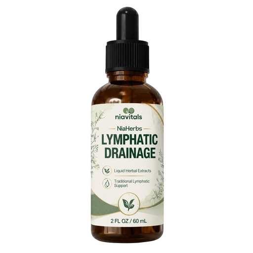 [BRSRYZIDPJ6GO2TP] Niavitals NiaHerbs Red Root & Bromelain Lymphatic Drainage Drops (1 Pcs)