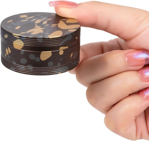 [BRSROH34DIJQG2YU] Portre Pill Box Pill Case - Metal Sualtı Pill Konteyner, Seyahat Pill Pocket Purse, Single Daily Medicinerec for Vitamin, Fish Oil, Supplement, Medium Boyutlu Boyut