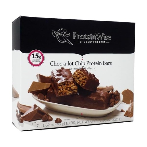 [BRSRACT6BB5BSG3O] ProteinWise - Choc-a-lot Chip Protein Bars - 7/Box