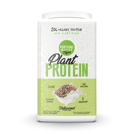 [BRSREGI6BUHRQFY3] Portions Master Plant Protein, Fermented Brown Rice (750g, Unflavored)