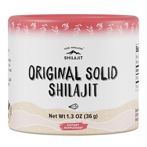 [BRSWEBI3CB5AEE34] Pure Himalayan Shilajit | 100% Pure Natural Shilajit Grade A Max Potency 85+ Trace Minerals & Fulvic Acid | 3rd Party US Lab Tested | Original Solid | 36g