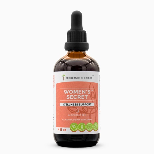 [BRSRMZQFCUMBSFLK] Women's Secret Alcohol-FREE Extract, High-Potency Herbal Drops, Tincture made from Tribulus, Red Raspberry, Pine Pollen, Sea Buckthorn, Schisandra, Goji,Maca. Wellness Support 4 oz