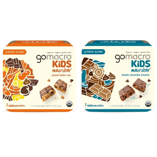 [BRSRE2QCOAARMHL7] GoMacro MacroBar Organic Vegan Protein Bars - Salted Caramel + Chocolate Chips & Oatmeal Chocolate Chip (2.3 Ounce Bars, 12 Count) (Pack of 2)