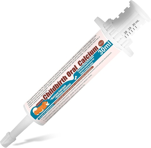 [BRSROGA7OF6WG335] Oral Calcium for Dogs Fast Absorbing Calcium Supplement Liquid - Whelping, Nursing, and Calcium Deficiency Supporting Efficient Labor-30 cc