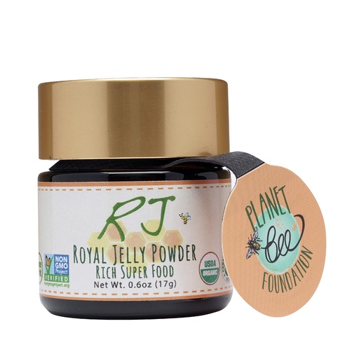 [BRSWKHAKCAFGCD3E] Greenbow Orgnaic Royal Jelly Powder 3X Concentrated – 100% USDA Certified Royal Jelly, Non-GMO, Gluten Free, GMP, Royal Jelly, Freeze Dried – One of The Most Nutrition –No Additives/Flavors (17g)