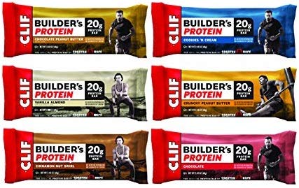 [BRSWYYI7OQFQMCYY] Clif Builders Variety Pack of 12 (6 Flavors)