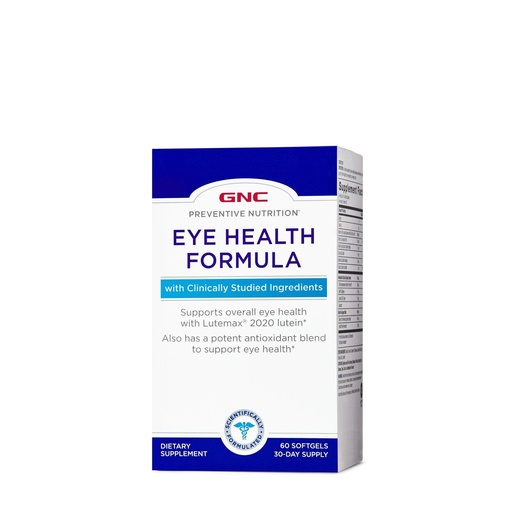 [BRSWKGD5CYMQ23LE] GNC Eye Health Formula, Supports Eye Health with Lutein