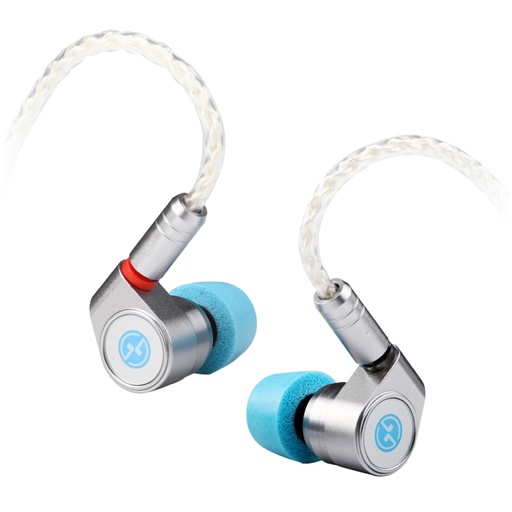 [BRSRMFL7DJYAKCTJ] TINHIFI T2 Earphone Dual Dynamic Earbuds Strong Rhythm Metal Earphones Silver Interchangeable Cable (TINHIFI T2 DLC) | TINHIFI T2 DLC IEM Wired Earphones, 2Pin Detachable Cable, Clear Sound, Audiophile Earbuds for Music and Gaming
