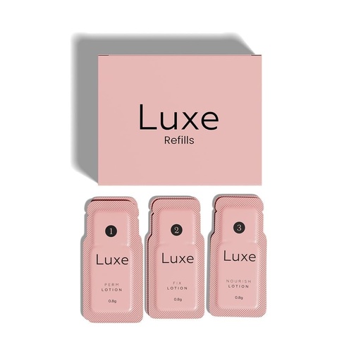 [BRSROYDQAANWGFLG] Sachets Refills for Lash Lifting - Long Lasting Finish - Professional Results up to 8 Weeks - Eyelash Curling Set at Home - Set for 3 Applications - Luxe Cosmetics