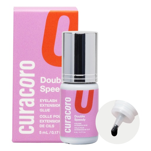[BRSRAZIEBZ5QKCA2] Curacoro Professional Eyelashes Glue - Extra Strong Adhesive for Salon Use, Clear & Black, Multiple Drying Times (0.5-3 Sec), 0.17 fl.oz / 5ml, 7-8 Week Retention - for Trained Lash Technicians Only