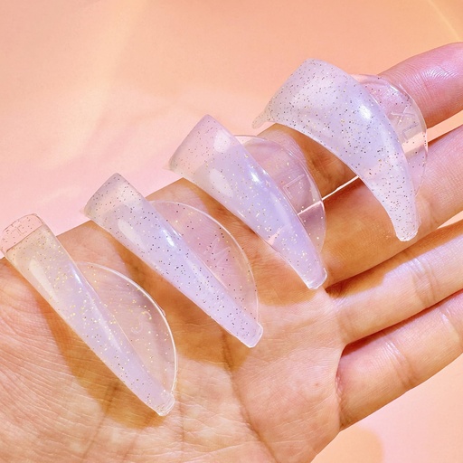 [BRSRA233BVYWG3Q2] Lash Lift Shields C Curl 4 Size Lifting Pad Rapid Lifting Eyelash Shield Shiny Perm Rods Make Cat Eye Curl Flexible Pads Extreme Rod 100 Use Elastic Lami Perming Roller Big Pad For Long Eyelashes