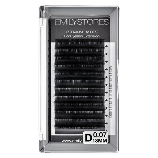 [BRSWICYFPIFAGAD6] Eyelash Extensions 0.07mm Thickness D Curl Length 13mm Single Size Rapid Volume Eyelash For Lash Extensions, Easy Fan Blooming Flower Lashes, Self Fanning Lashes, (0.07,D,13mm)