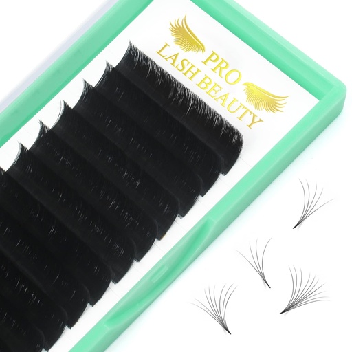 [BRSWYADQDNYGCCA3] Easy Fan Volume Lashes CC-0.05-16 Flowering Eyelash Extensions Rapid Blooming Lashes 9 to 20 mm Mega Volume Lash Extensions(CC-0.05,16mm)