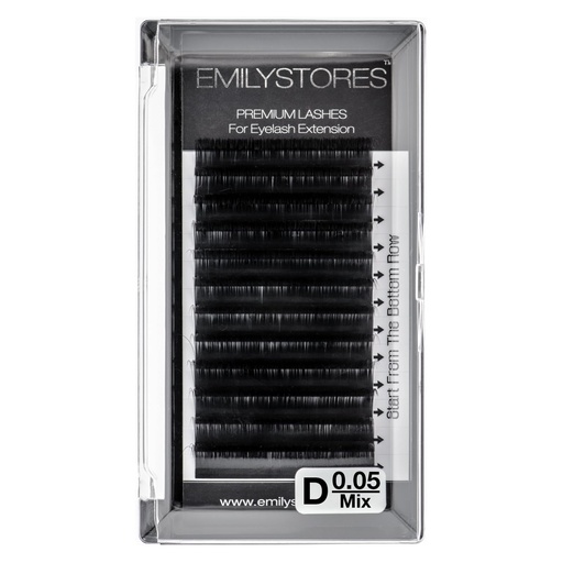 [BRSWKHD6CENQIH3U] Eyelash Extension 0.05mm Thickness D Curl Length Mixed 8-14mm Individual Rapid Blooming lash For Lash Extensions, Flower Lashes, Self Fanning Eyelashes, (0.05,D,Mixed 8-14mm)