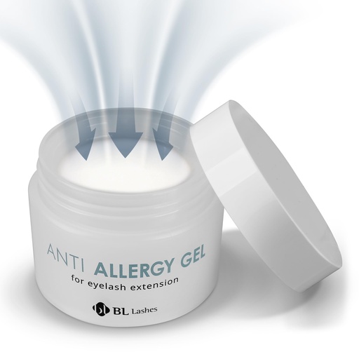 [BRSWYAT7C4HQ43YV] BL Lashes Anti Allergy Gel for Lash Extensions | Lash Glue Fumes Absorber & Air Refresher, Relief for Sensitive Eyes During Adhesive Use, Lash Room Essentials (1.76 oz)