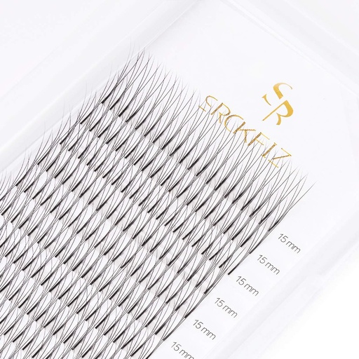 [BRSWYEITCIPGYETL] 3D Lash Extensions Premade Fans Eyelash Extension C D Curl Natural Rapid Russian Volume Individual Lashes Thickness 0.10mm Pre-fanned DIY Lash Extensions Supplies 8-15mm (3D-C-0.10, 15mm)