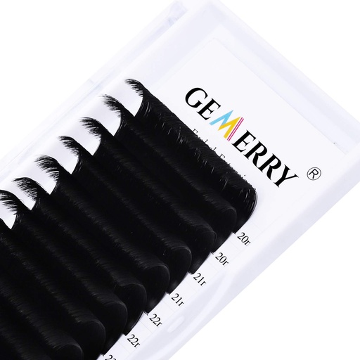 [BRSWYHYPAACRYCYV] Volume Eyelash Extensions 20-25mm Mix Long Easy Fan Lashes .07 C Curl Self Fanning Lashes 2D 3D 4D 5D 6D-20D Rapid Blooming Mega Volume Lash Extensions Supplies by GEMERRY (0.07-C Curl, Mix 20-25mm)