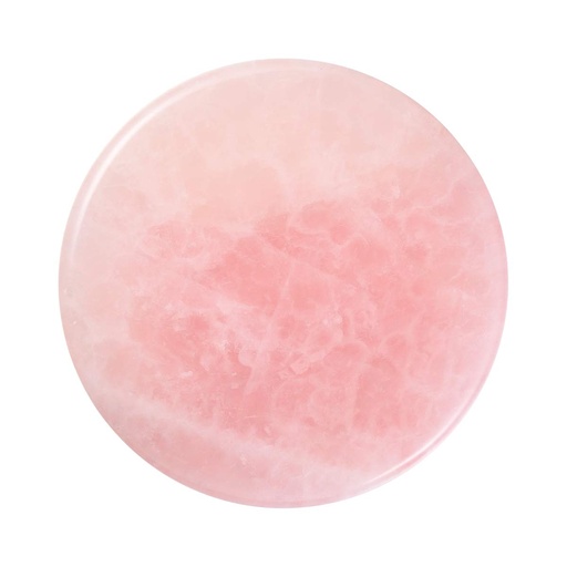 [BRSWGAA6DIHAEEL5] Beaupretty 1 Pc Eyelash Jade Stones Eyelash Extension Glue Pallet Holder Round Pallet Pad Resin Nail Art Plate Palette Makeup Palette (Pink)
