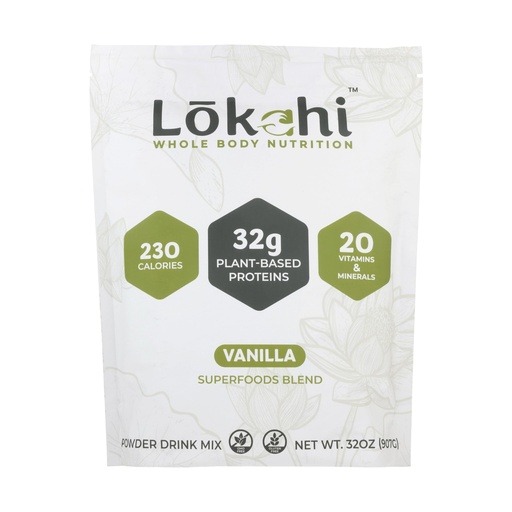 [BRSRAGANCB6QOF3G] LOKAHI Superfoods Protein Blend (2lbs, Vanilla)