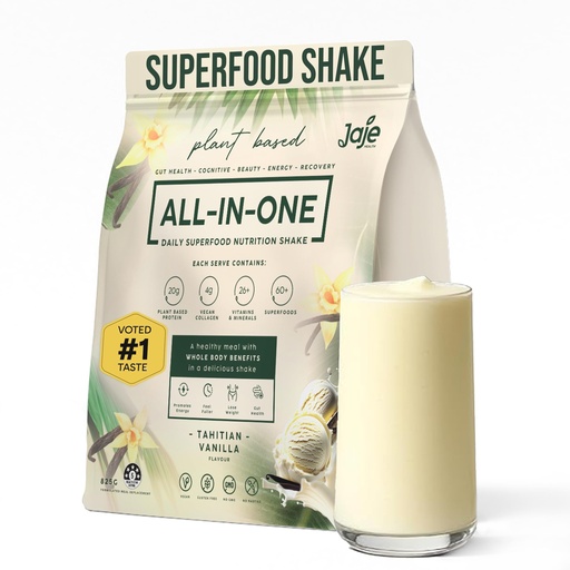[BRSREFIBBYIQG3Y4] All-In-One Superfood Protein Shake | Complete Superfood Shake | 60+ Superfoods, 20g Plant Based Protein Powder | Probiotics, 13g Fibre | Low Carb Shake