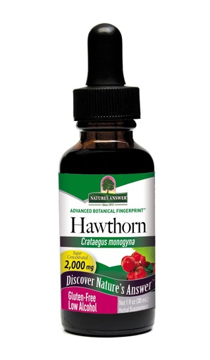 [BRSWIYQHPN6RGFDO] Nature's Answer Hawthorn Berry, Leaf and Flower with Organic Alcohol, 1-Fluid Ounce