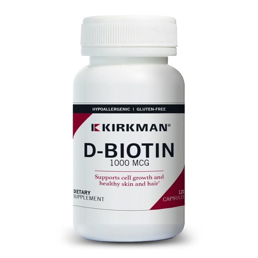 [BRSWIATRA4PQM3I7] d-Biotin 1000 mcg Capsules - Hypo - 120 count