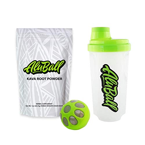 [BRSWYZQ3CIOWYETG] Aluball Kava Maker Starter Kit - Includes 5 Servings of Premium kava Root Powder