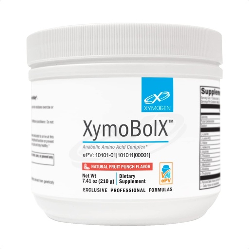 [BRSRMGQTDN5GEYI7] XYMOGEN XymoBolX - Amino Acids - BCAA Powder to Support Muscle Recovery - L-Arginine, L-Leucine, L-Methionine & L-Tryptophan - Gluten-Free, Vegan & Non-GMO - Fruit Punch Flavor - 30 Servings