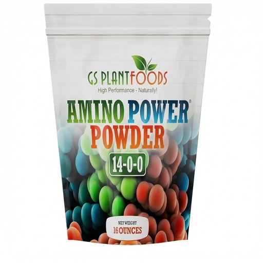 [BRSWYEA7OEHGAAIZ] Amino Power Powder Nitrogen Fertilizer - Plant Based High Nitrogen Fertilizer for Plants - All Natural Nitrogen Source and chelating Agent - Suitable for Turf, Vegetables, Fruits & Berries