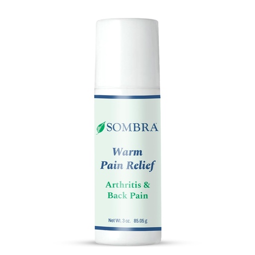 [BRSWIYT6B4CGODDA] Sombra Warm Pain Relief Gel, Warm Relief for Arthritis and Chronic Pain Pre-Workout Muscle Rub Vegan Formula Free of Artificial Fragrances, Dyes, NSAIDs, Wax, Petroleum, Alcohol - 3oz Roll-On