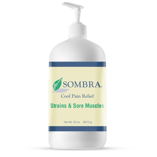[BRSWIYQ4CMOQKH3Y] Sombra Original Cool Therapy Gel Cold Pain Relief for Swelling, Growing Pains, Soreness, Post-Workout, Vegan Formula Free of Artificial Fragrances, Dyes, NSAID, Wax, Petroleum, Alcohol - 32oz Pump