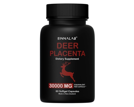 [BRSREEIKBZ4AGET2] 30,000mg Highest Deer Placenta Supplement 60 Capsules - Made in New Zealand