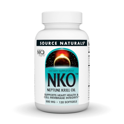 [BRSWIZQRAB6RGYLE] Source Naturals NKO Neptune Krill Oi, Supports Heart Health and Cell Membrane Integrity*, 500mg - 120 Softgels