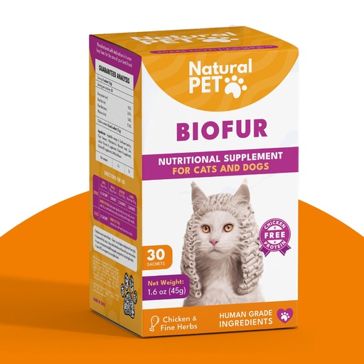 [BRSRAZL5CFYRGDI6] BIOFUR: Omega 3 Supplement for Cats & Dogs - Puppy Essentials & Dog Allergy Relief - Vitamins, Minerals for Feline & Canine Skin, Coat Health, Nutrition, Well-Being, Orange