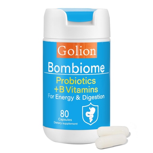 [BRSREGQDDMPWMGY4] Golion Advanced Probiotics Vitamin B Complex, Men and Women | Multi-Strain Formula with Prebiotics, Gut Health Digestion Support, Energy, Immunity, Sleep Quality and Metabolism