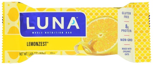 [BRSWKEYAPIPQ23TY] Clif Luna Nutrition Bar for Women Lemon Zest -- 15 Bars