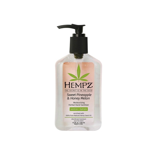 [BRSWYAI2O4OWG2DP] Hempz Sweet Pineapple & Honey Melon Moisturizing Herbal Hand Sanitizer, 8.5 Fl Oz