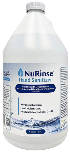 [BRSWYBI3AQFRGDTA] Liquid Hand Sanitizer - One Gallon Medical Grade, 80% Alcohol (128 fl oz) - Made in USA……