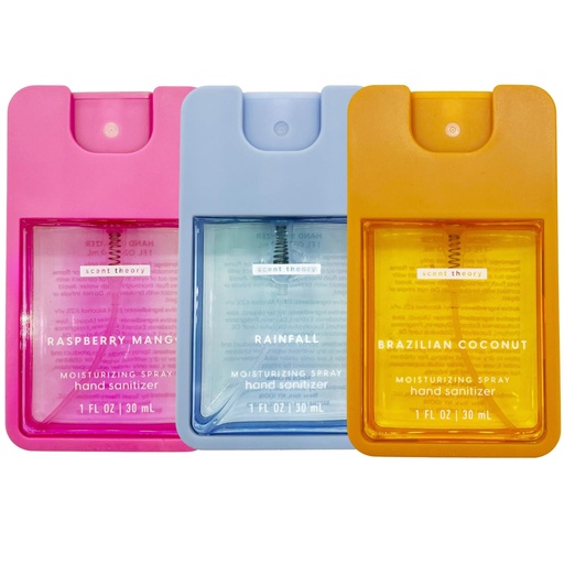 [BRSRACQCOB6B6YD6] Scent Land Power Mist Hydrating Hand Sanitizer Spray | Summer Fun Trio, New 2025 (Spring Trio)