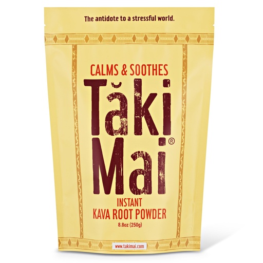 [BRSREYYKOUBW2ELA] Taki Mai Instant Kava Kava Powder 8.8 oz – Pure Noble Kava Root Powder, Natural Relaxation Aid for Calmness, Stress Relief, and Sleep Support, No-Strain Mix Rapid Calm Rituals