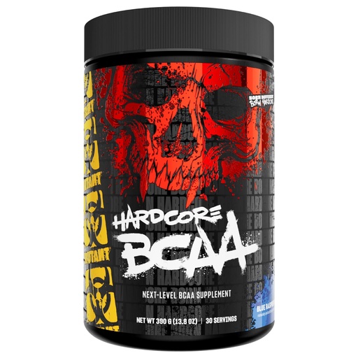 [BRSRAAT4BB4GYCLH] Mutant Hardcore BCAA - Pre, Intra or Post Workout – BCAA Next Level branched-Chain Amino Acids Supplement – Hydration + Recovery - 30 Serving - Blue Raspberry